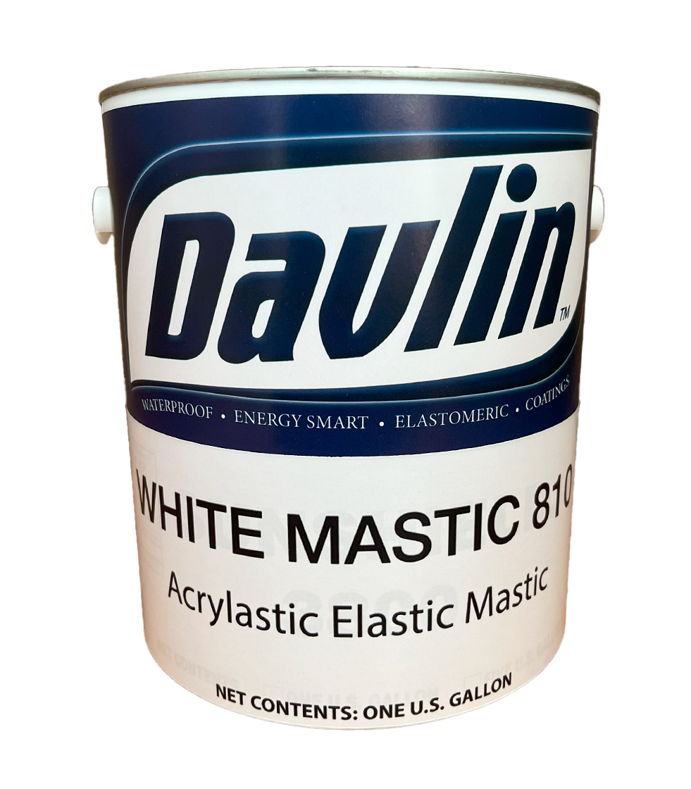 White Mastic - 3.5 Gal - Acrylic Elastic Mastic 810 - Free Shipping - Free  Sample