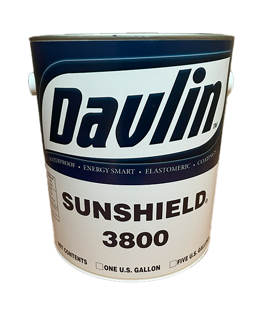 Acrylic Roof Coating SunShield 3800 - 1 Gal - Reflective Roof Coating/Paint