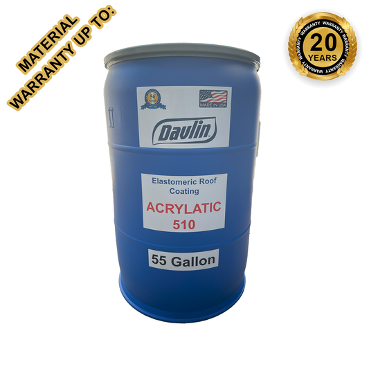 Elastomeric Deck Coating 600 In Bulk - 55 gal Drum - Custom Color - Free Shipping - Free Sample