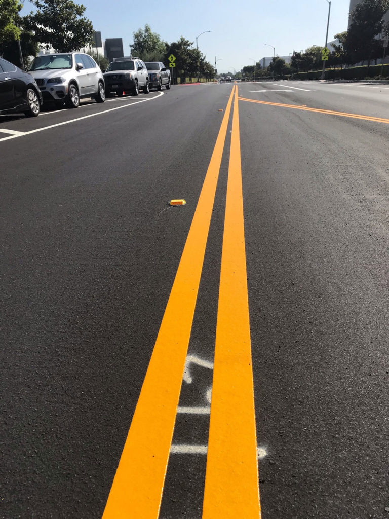 Yellow Traffic Paint - 5 Gal - Traffic Marking Paint Yellow