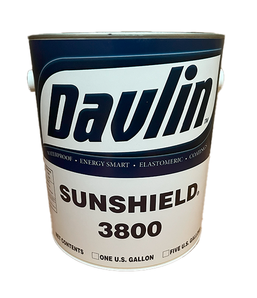 Acrylic Roof Coating SunShield 3800 - 1 Gal - Free Shipping - Reflective Roof Coating/Paint