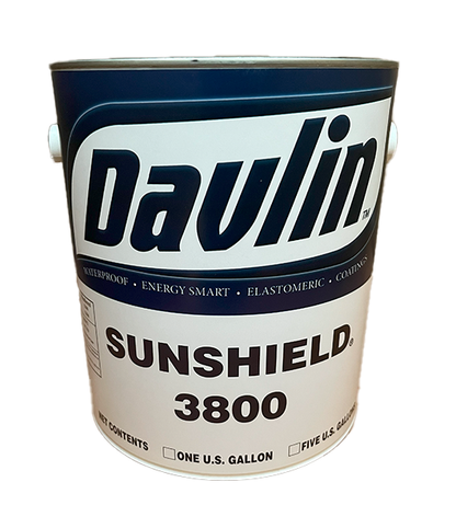 Acrylic Roof Coating SunShield 3800 - 1 Gal - Free Shipping - Reflective Roof Coating/Paint