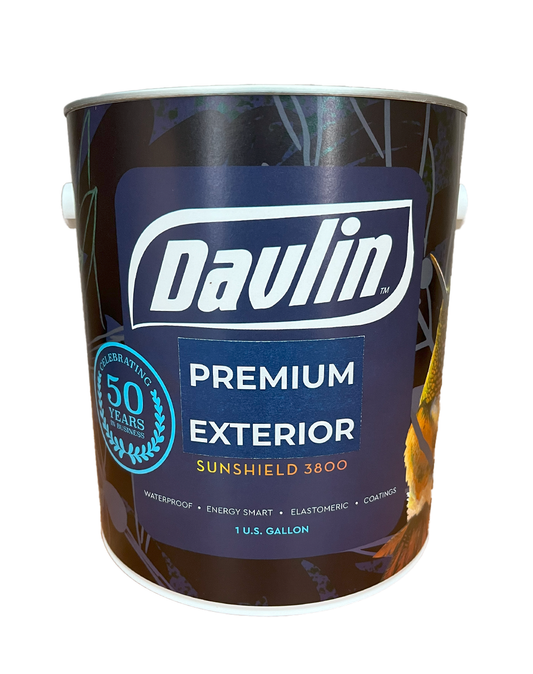 Davlin Premium Exterior 1 Gal - Acrylic Exterior Paint - Custom Color