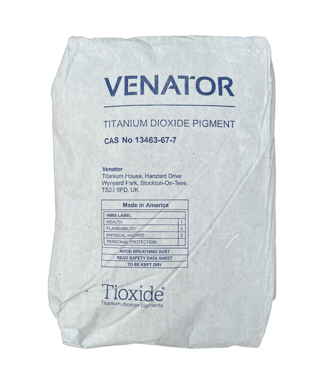 VENATOR Titanium Dioxide Pigment - 10 lb Bag - Tioxide TI02