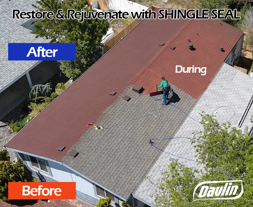 Shingle Rejuvenator - Shingle Seal 1 Gal - Free Shipping - Custom Color - Free Sample