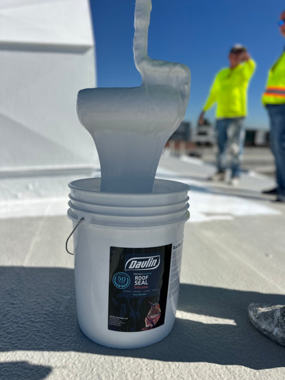 100% Silicone Roof Coating In Bulk - Whole Pallet 24 x 5 gal Bucket ($45.80 per gal) - Silicone Roof Sealant - Free Shipping - Free Sample