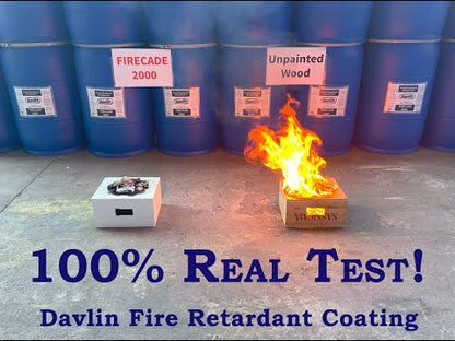 Fire Retardant Coating/Paint - 1 Gal - Custom Color - Free Shipping - Free Sample